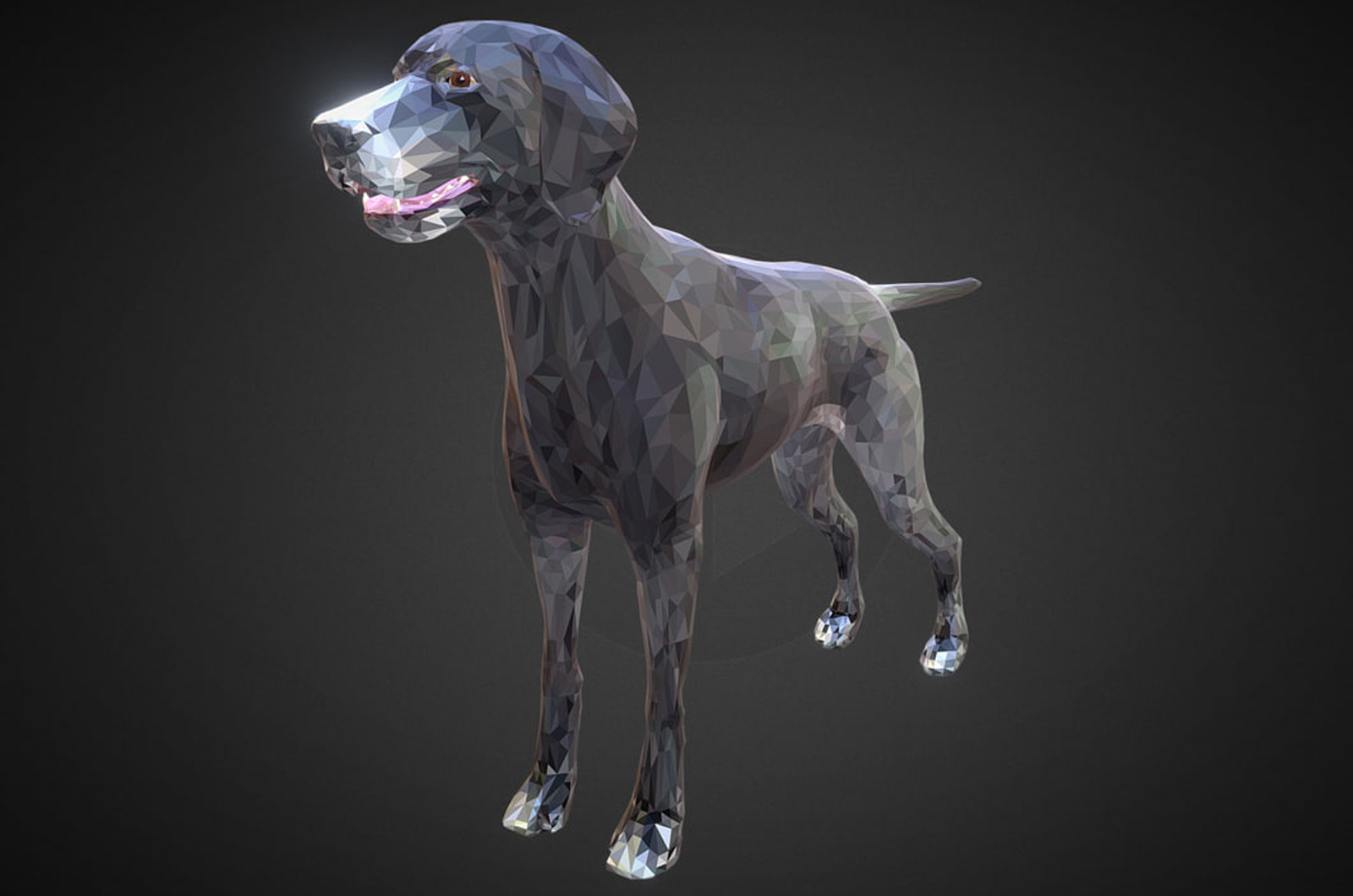 3d水晶动物建模系列