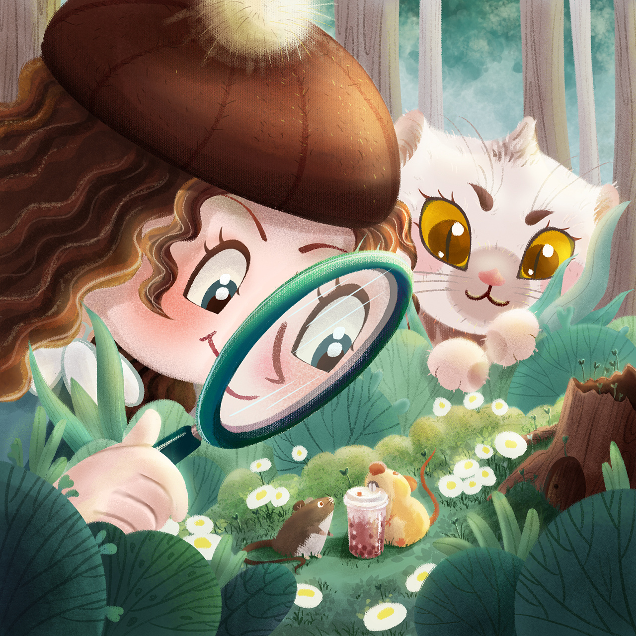 儿童绘本插画——发现世界,发现美