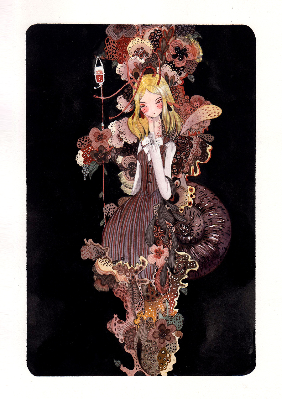 原创作品:蜗牛少女