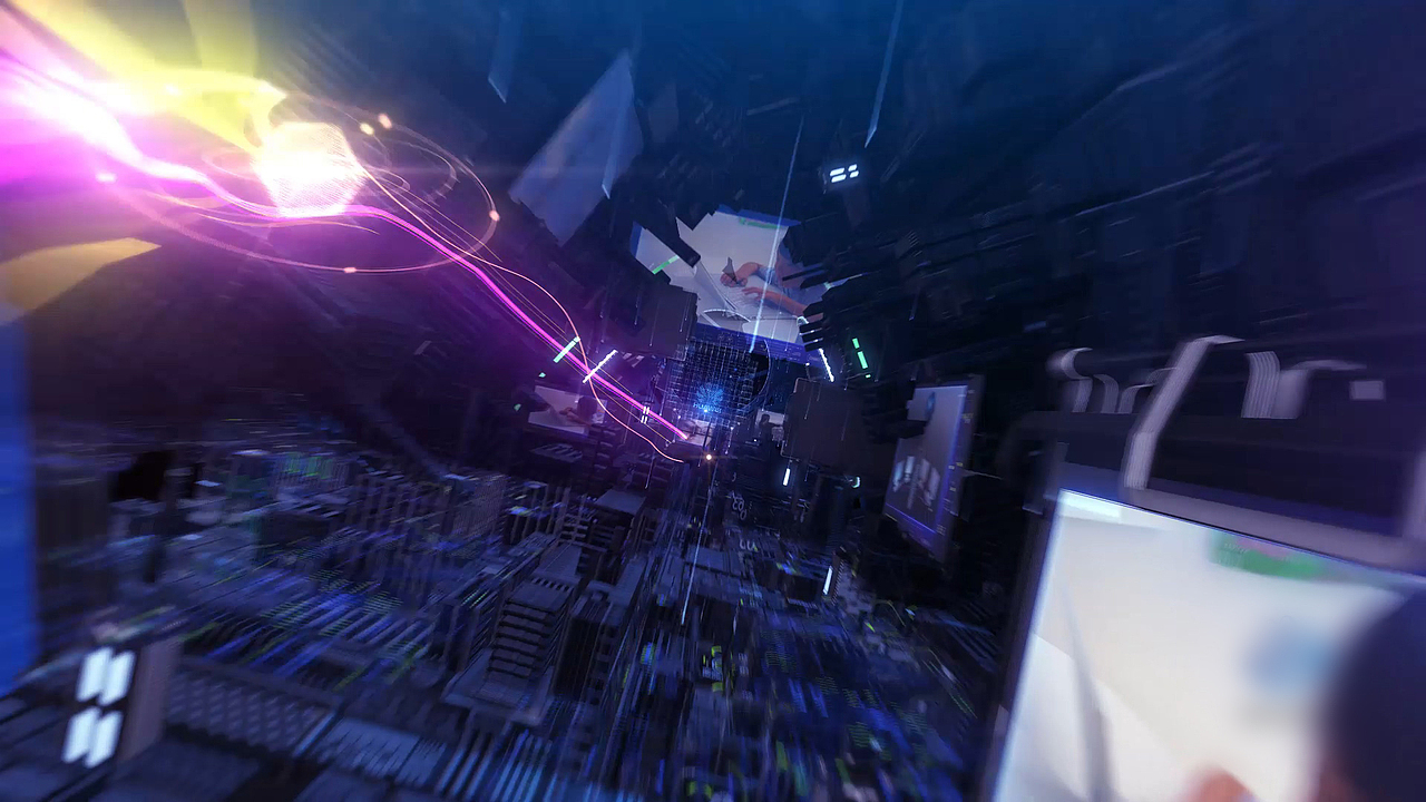 科幻场景穿梭展示图片