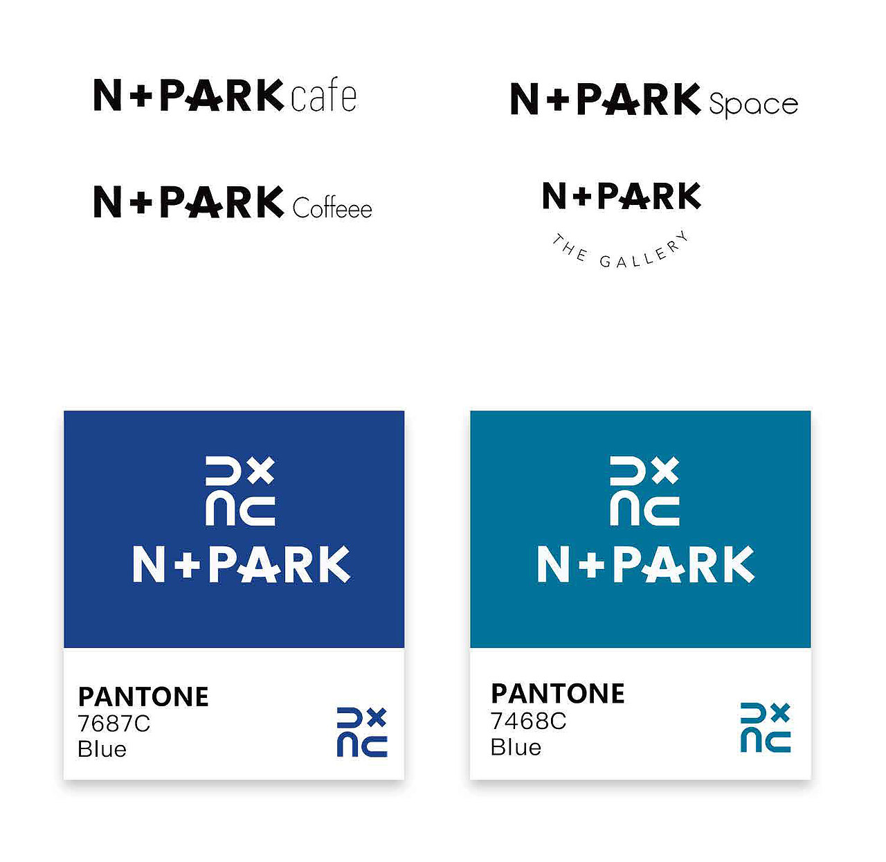 杭州N+park艺术中心vi💙🤍🖤（图ZMjIxNjQwOTUy） - 品牌 - 站酷设计师iCY_REI原创素材 - 站酷ZCOOL