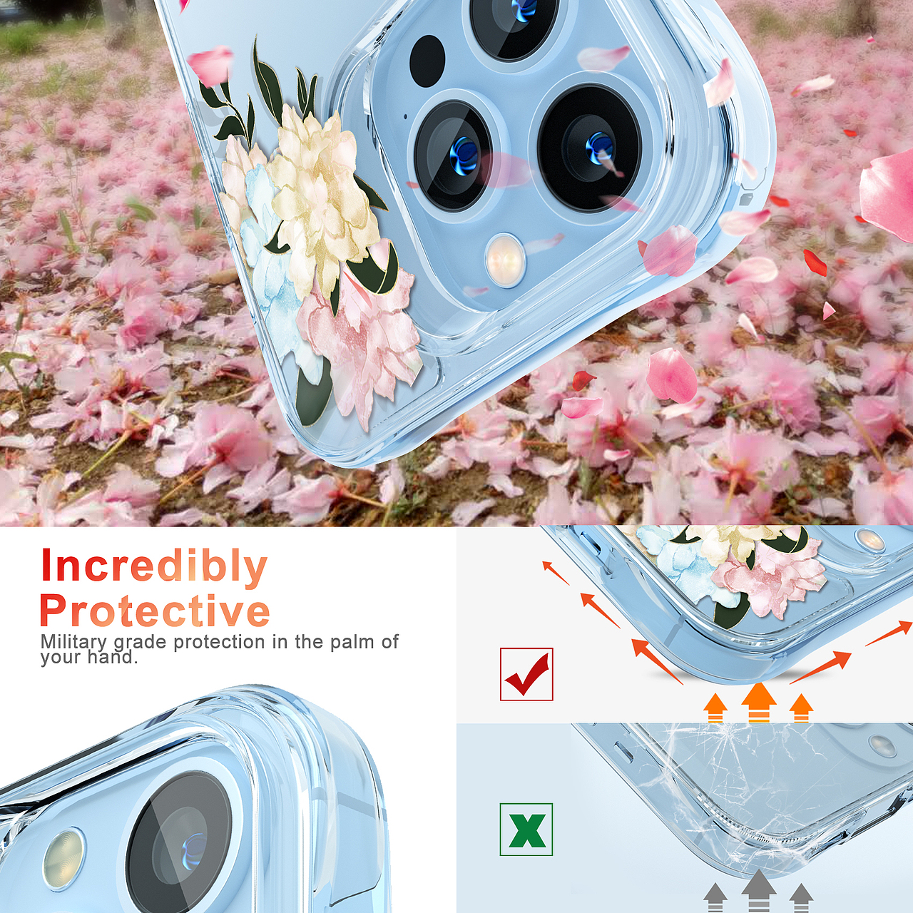 花手机壳iPhone13 pro max 渲染（图ZMjgyOTE0NTQ0） - 产品 - 站酷设计师Jennifer鸡蛋原创素材 - 站酷ZCOOL