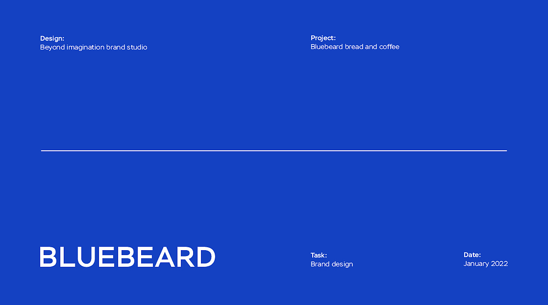 BLUEBEARD烘焙面包品牌全案设计
