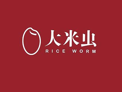 大米虫餐饮外卖快餐LOGO设计