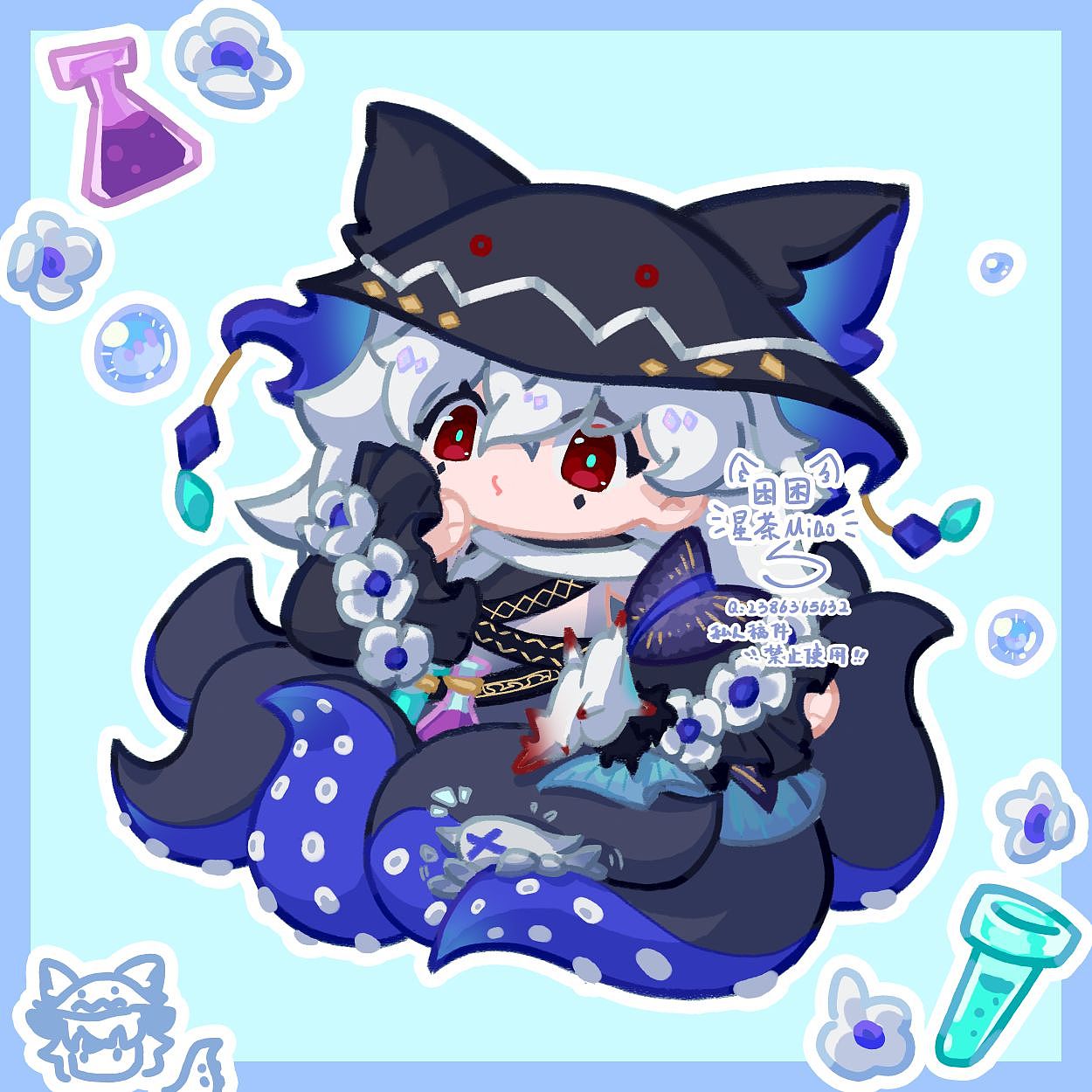 【可约稿】又画了悦悦的oc~