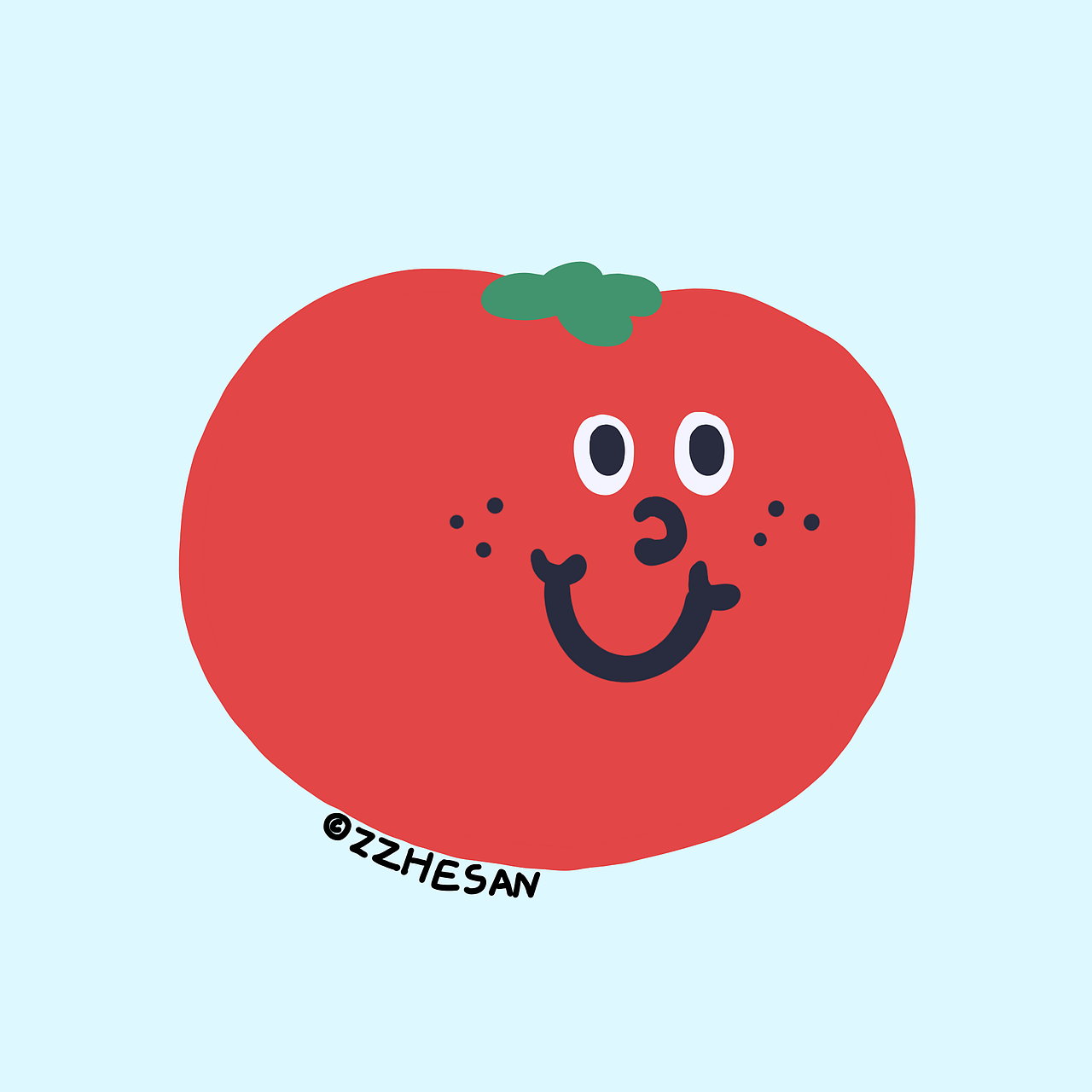 奇怪番茄和鸡蛋（图ZMjQxNTkyNTIw） - 艺术插画 - 站酷设计师ZZHESAN原创素材 - 站酷ZCOOL