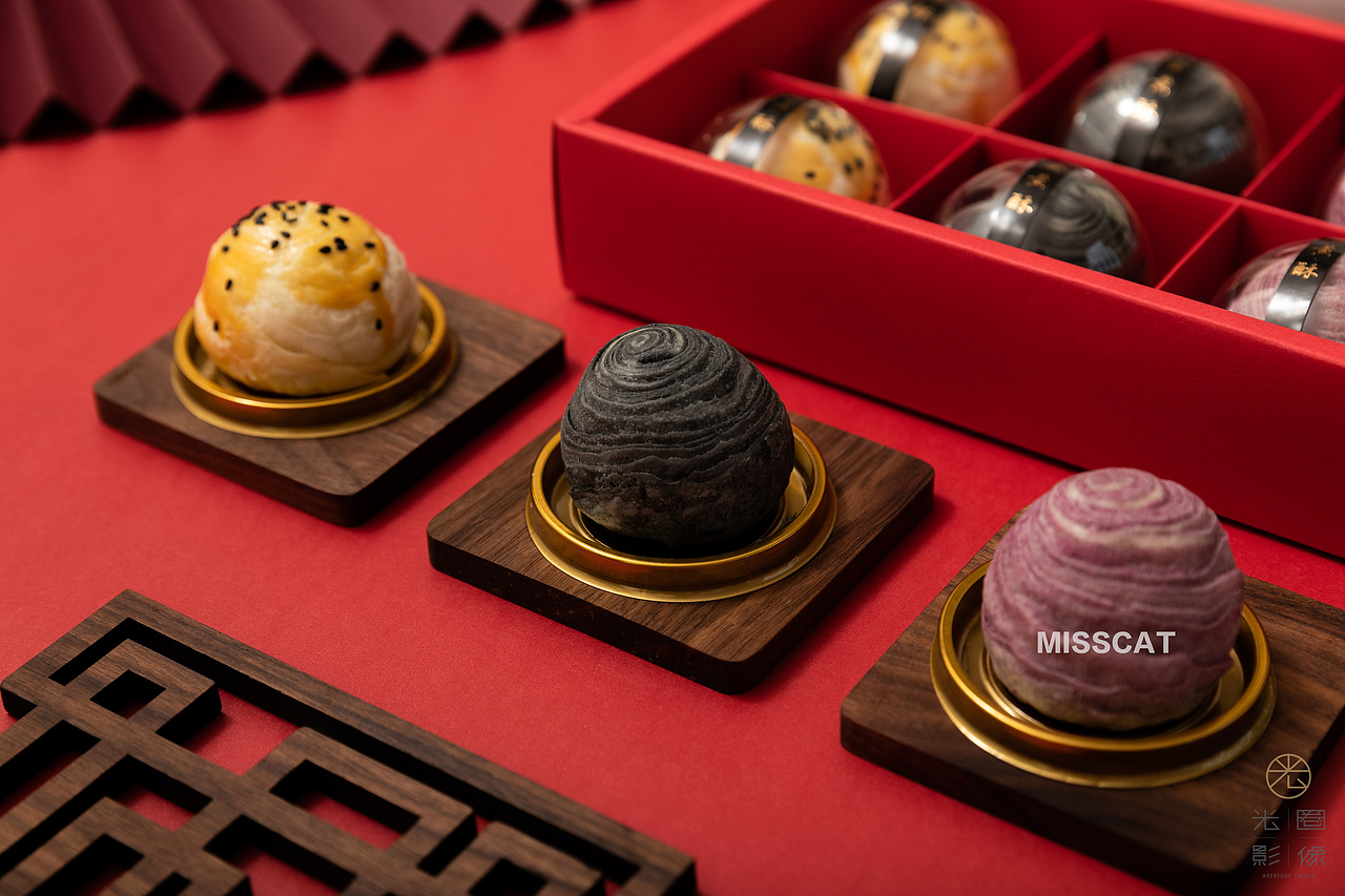 海南海口MISSCAT烘培2019年款月饼 巧克力 奶黄流心款