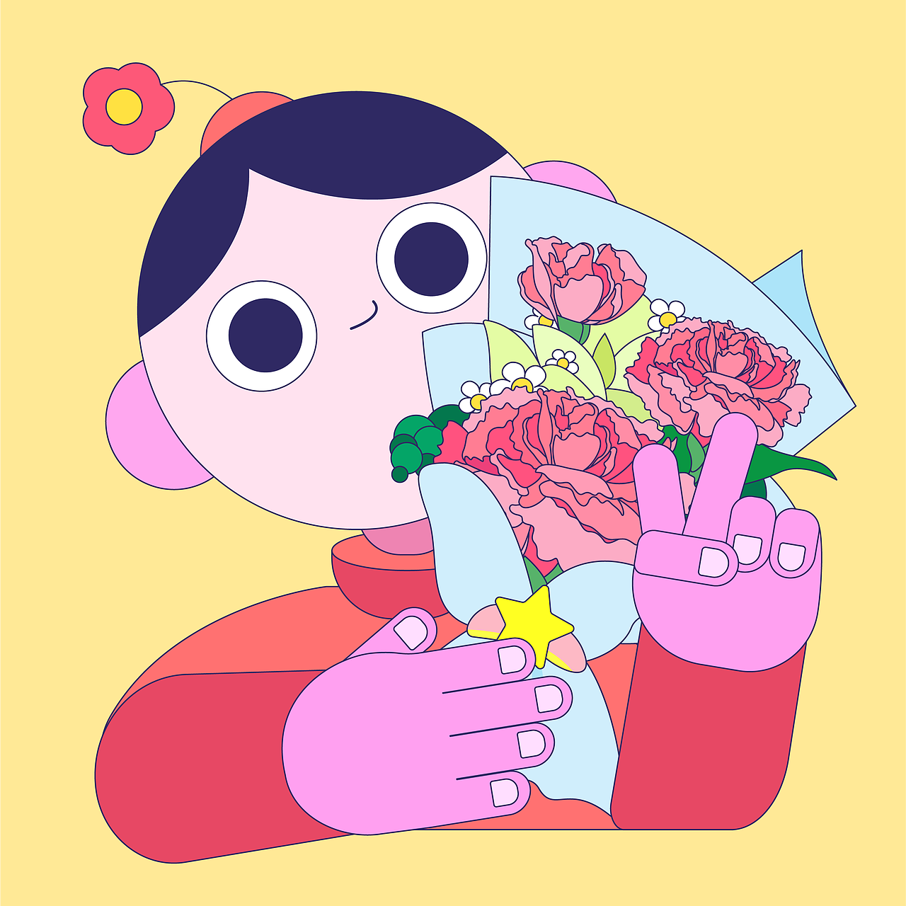 2022.05.08母親節(jié)快樂?。▓DZMzAwMjI4MzYw） - 創(chuàng)作習作 - 站酷設(shè)計師胖兔O_o原創(chuàng)素材 - 站酷ZCOOL