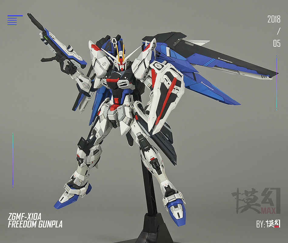 [模幻MAX] MG ZGMF-X10A 自由高达2.0+无限维度改件（图ZMTE2Mzc4MTcy） - 手办/模玩 - 站酷设计师phasewei原创素材 - 站酷ZCOOL