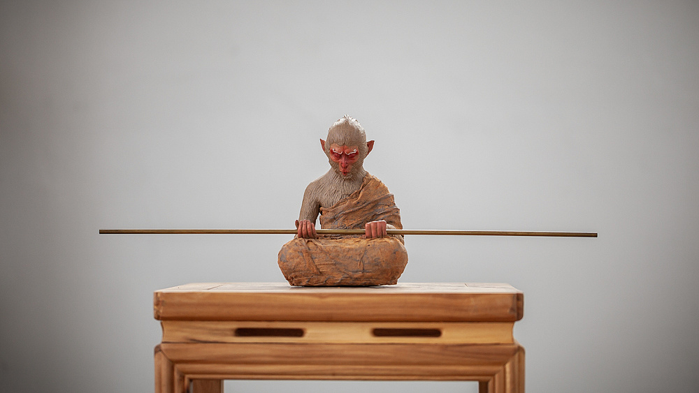 器十二齐天大圣斗战胜佛悟道陶瓷摆件