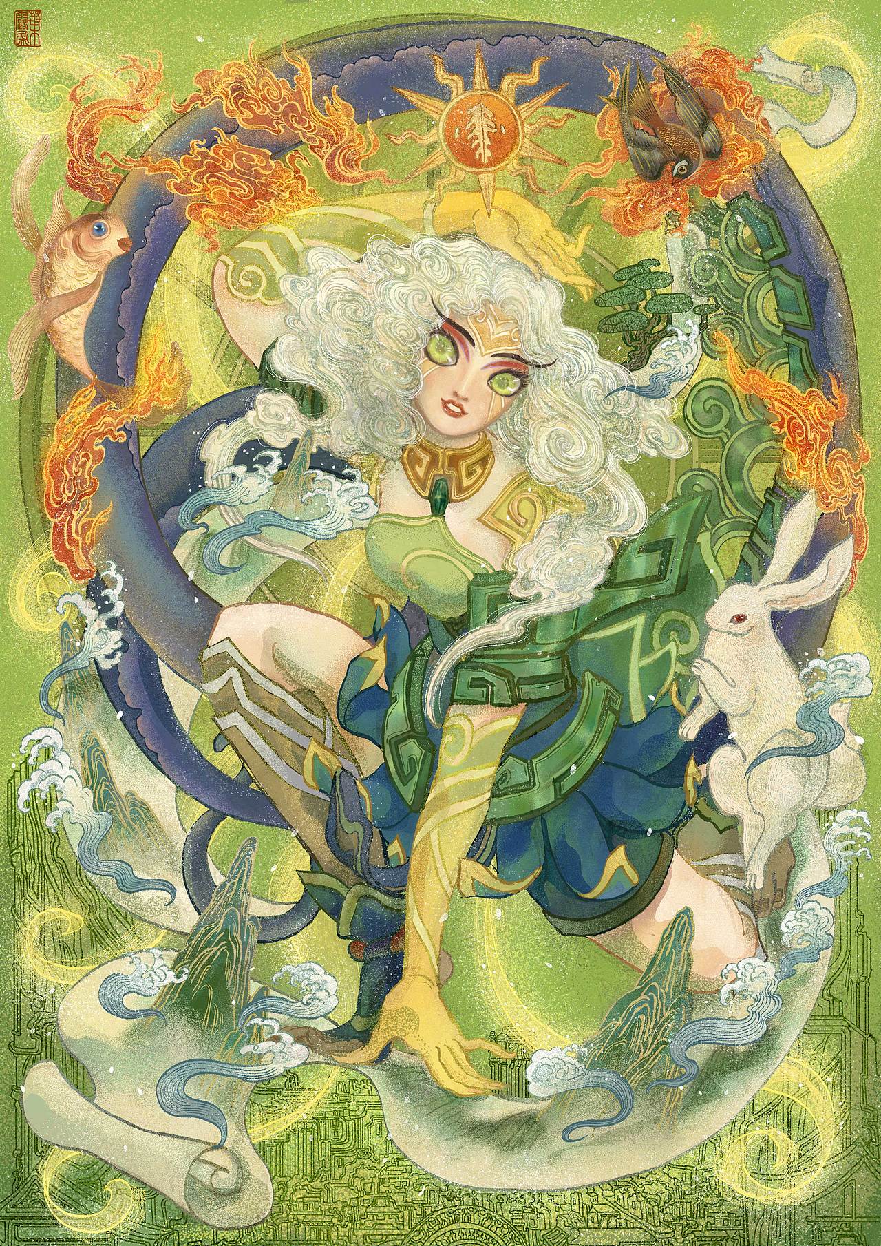 山河绘卷61英雄联盟妮蔻皮肤