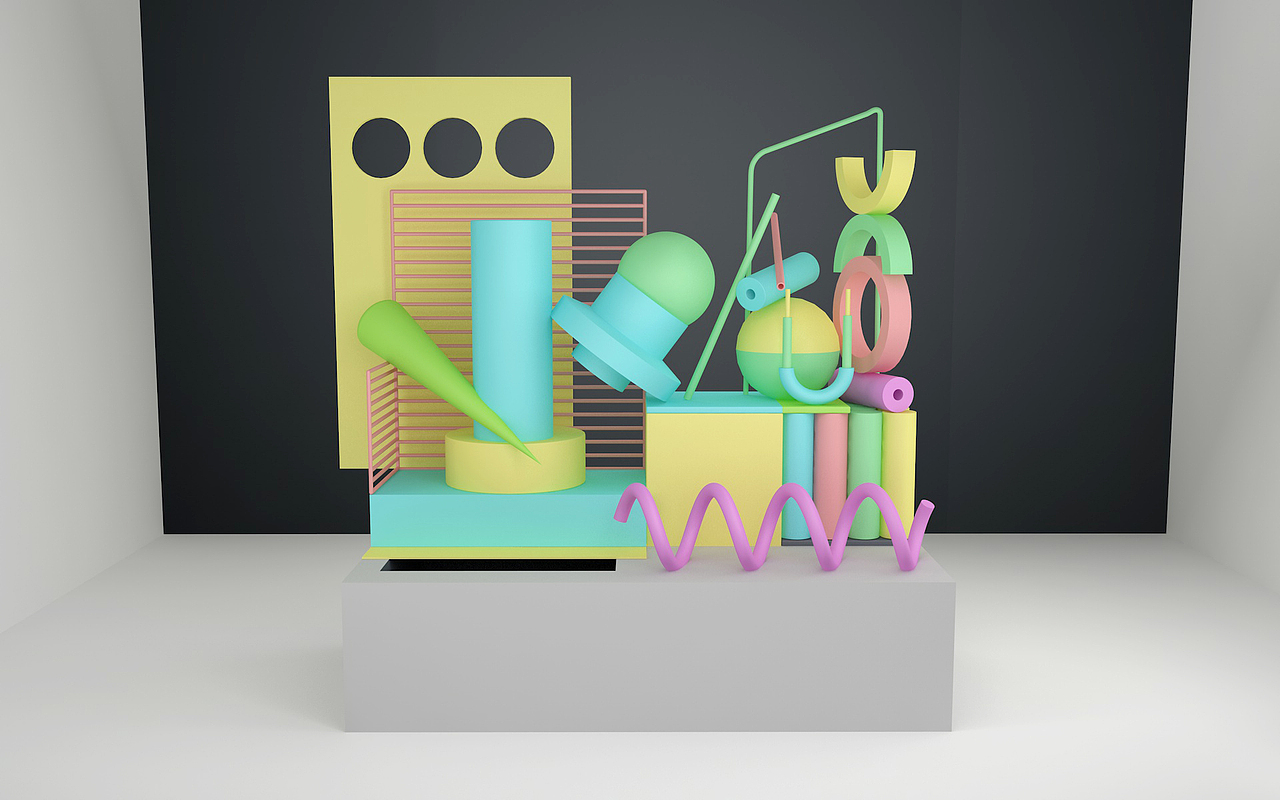 c4d练习（图ZMjIyMzMxOTg4） - 场景 - 站酷设计师画个圈圈守候你原创素材 - 站酷ZCOOL