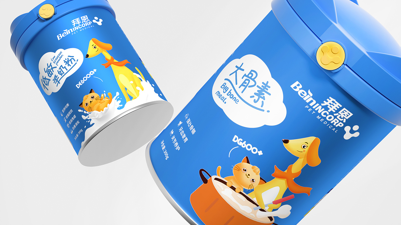 产品精准差异化,英国拜恩宠物奶粉包装换新升级!