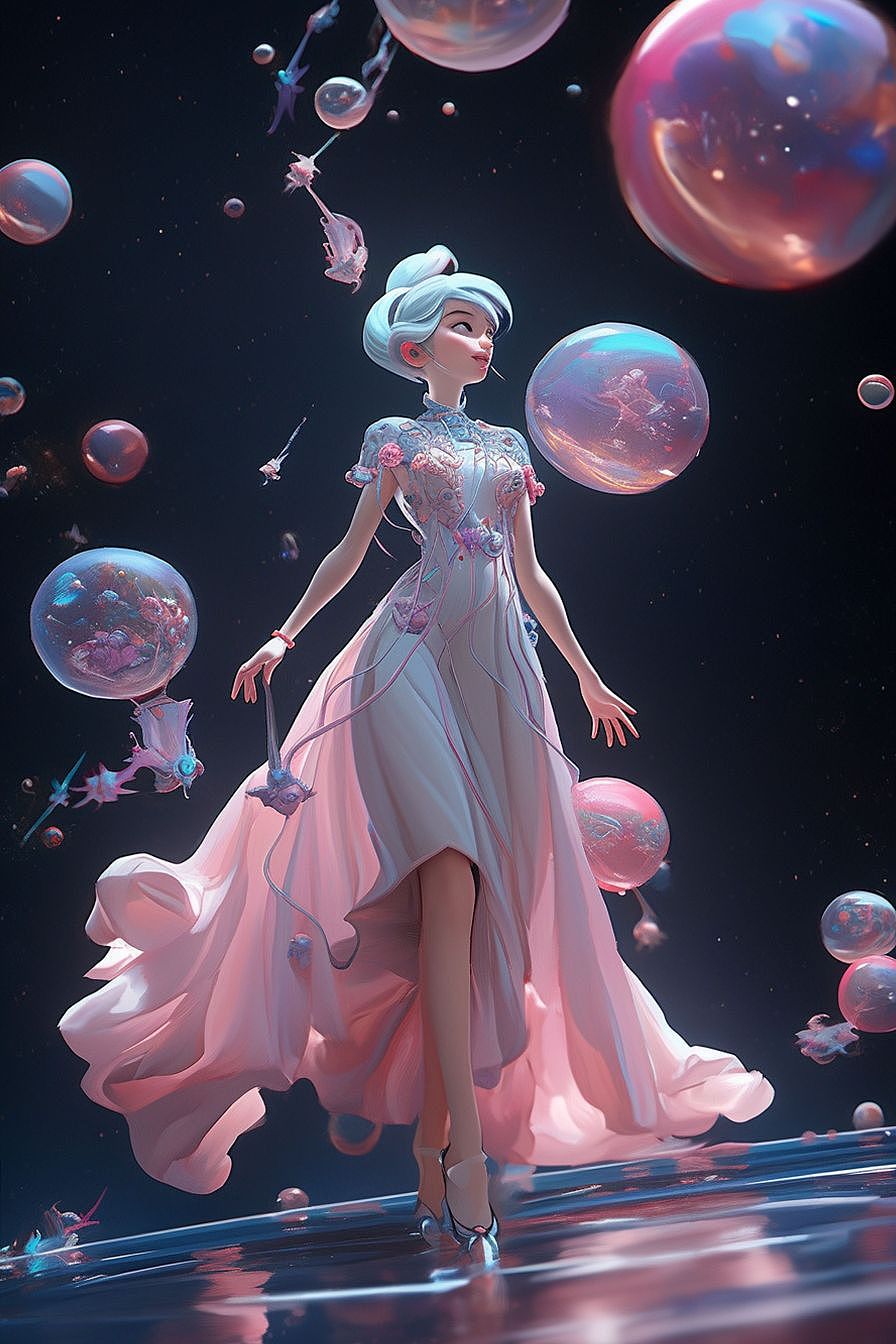 mijourney-银河系公主