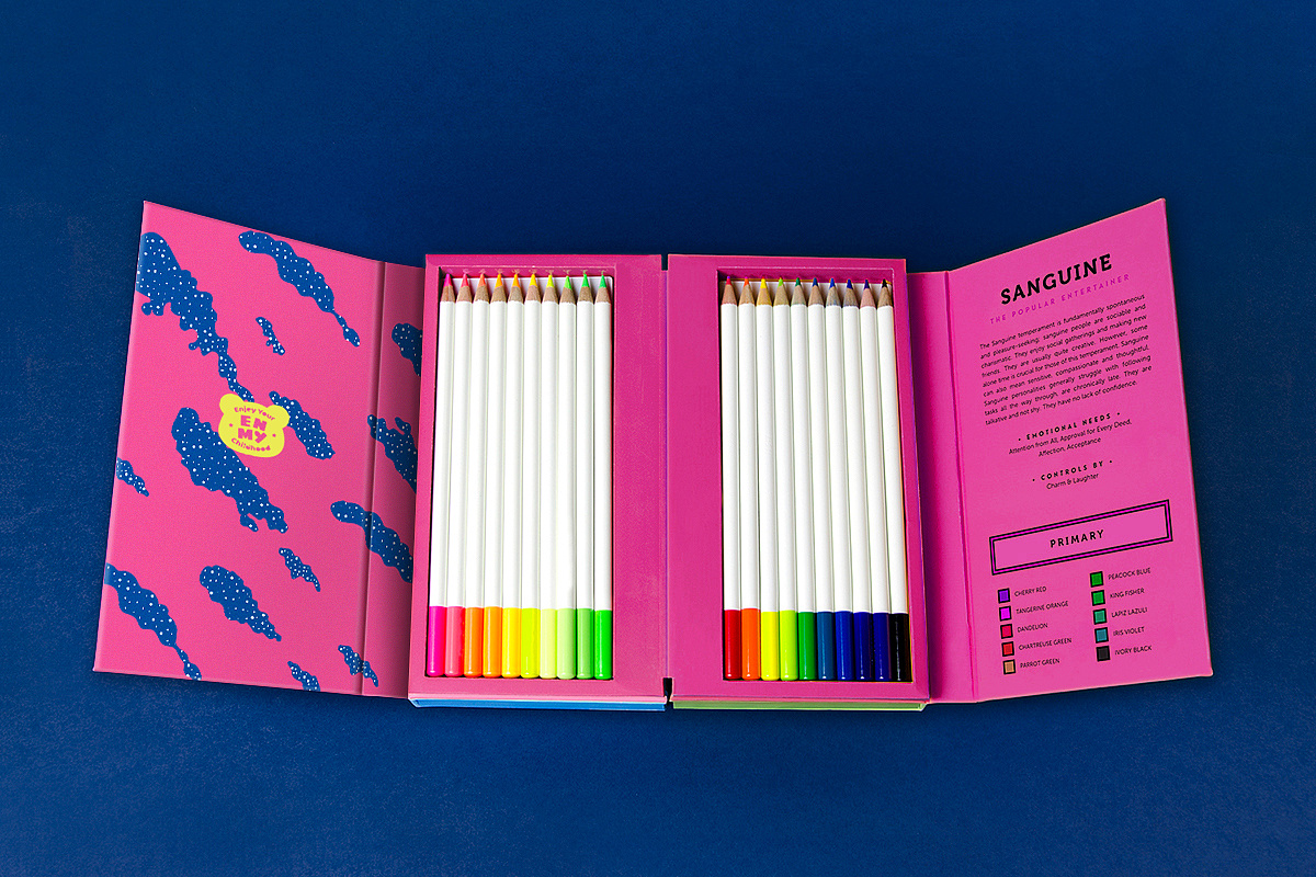 彩铅量绘画包装设计