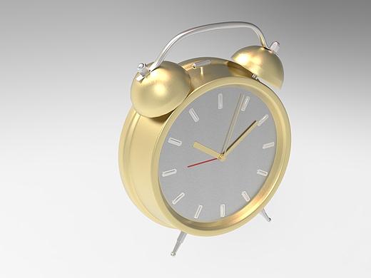 C4D小闹钟-建模练习（个人主页-ZMzA1ODE3NjQ=） - 机械/交通 - 站酷设计师王跃跃原创素材 - 站酷ZCOOL