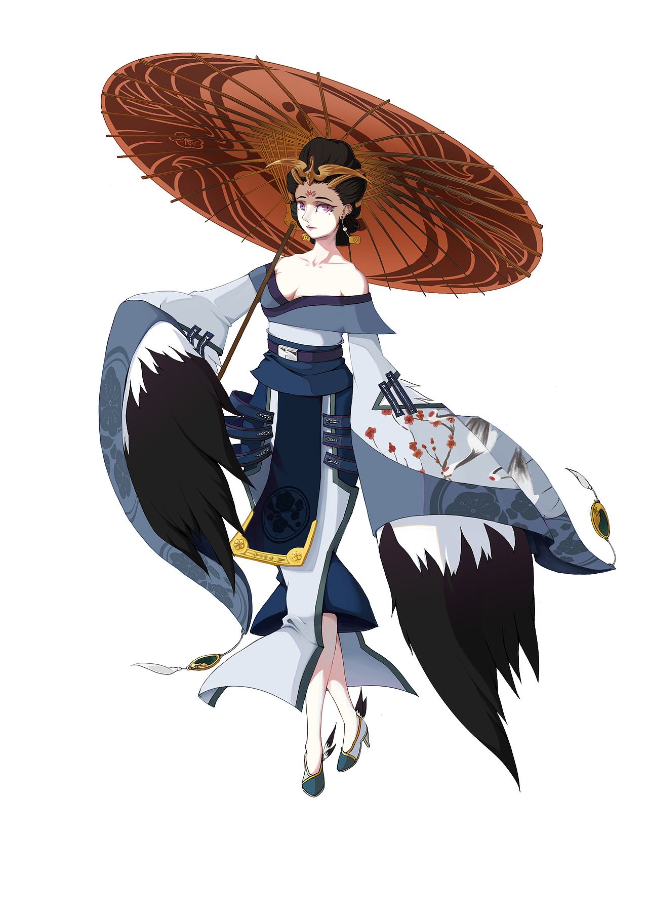 鹤鸣九皋-姑获鸟