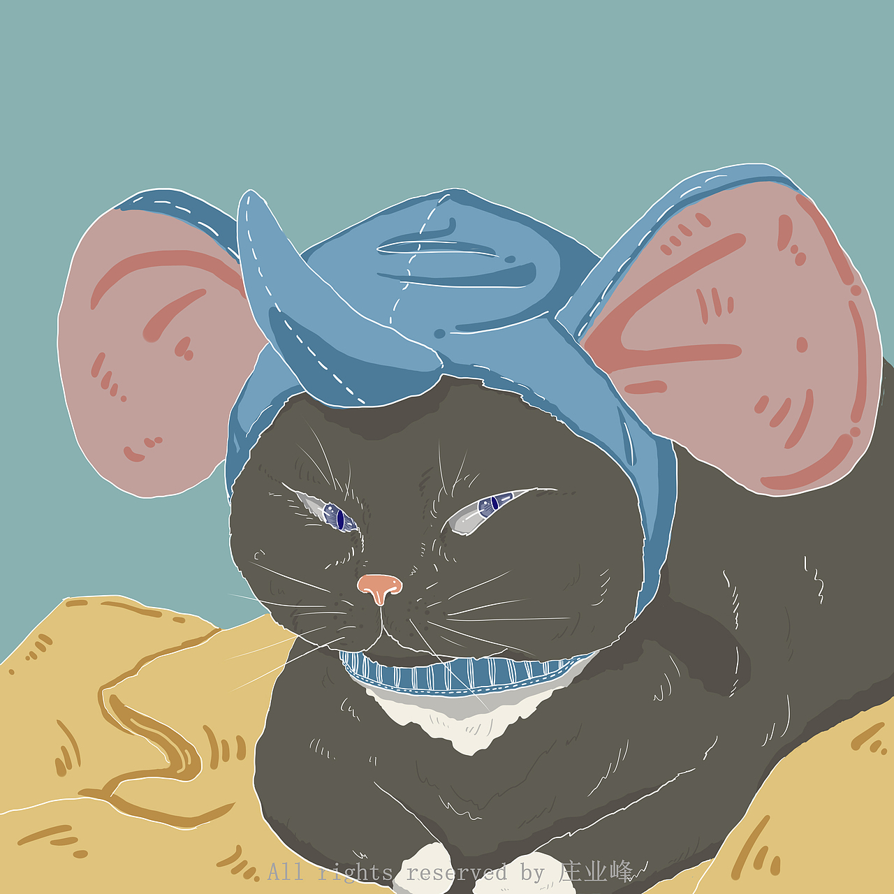 过冬黑猫（图ZMjM2MTMzNTY4） - 创作习作 - 站酷设计师七分盐原创素材 - 站酷ZCOOL