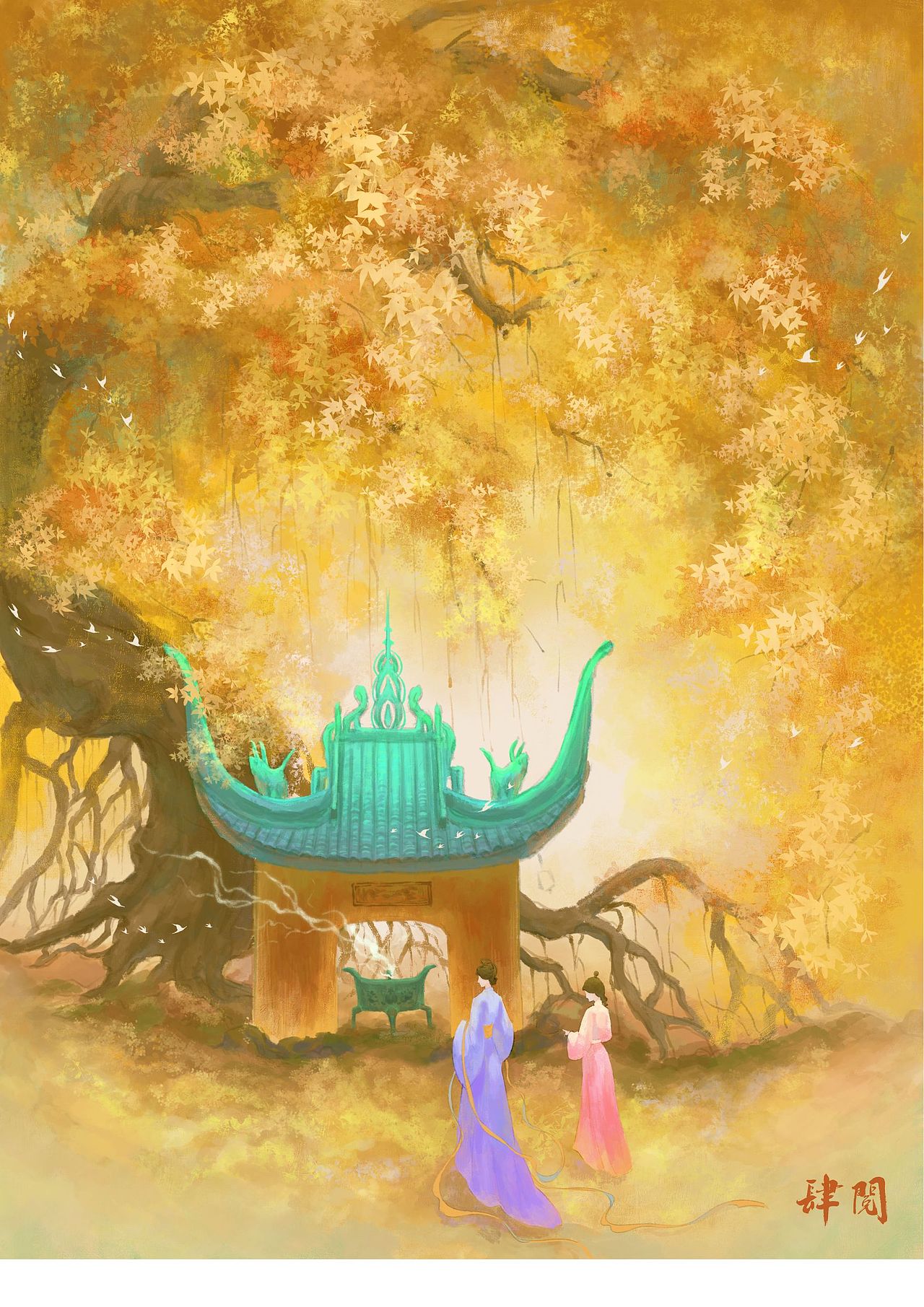 小景（图ZMzM3MTA1NDQ4） - 商业插画 - 站酷设计师肆阅原创素材 - 站酷ZCOOL