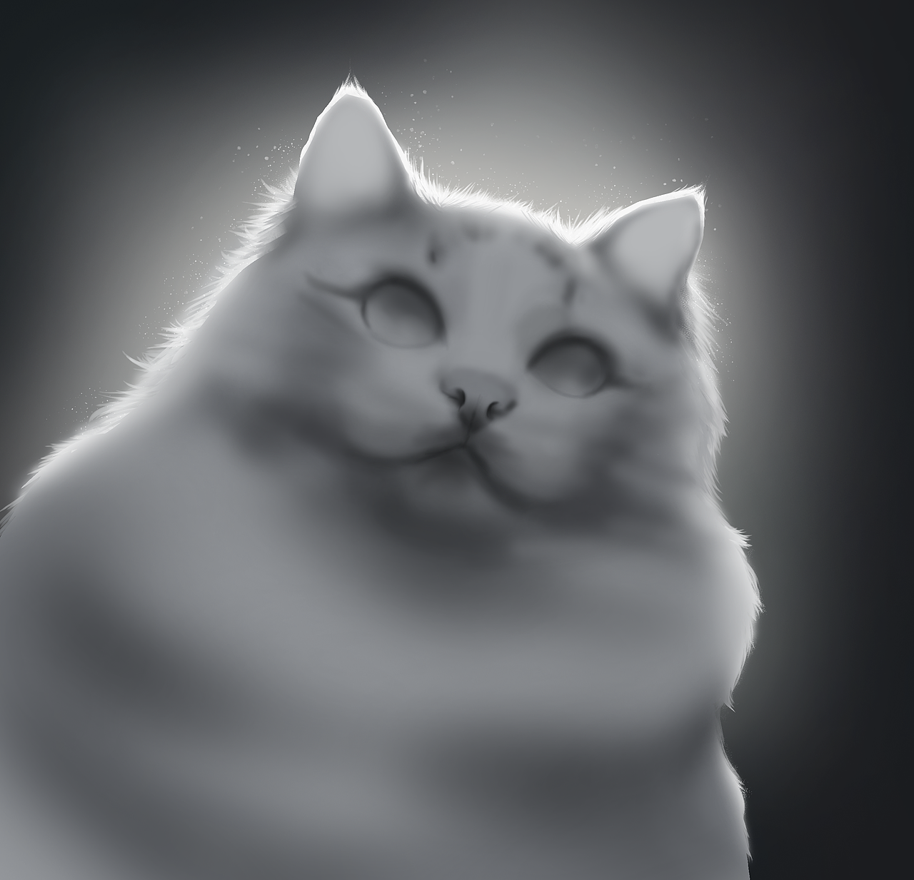 随手画自家布偶猫