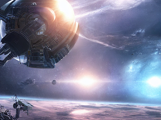 #AI创作实验室#太空科幻