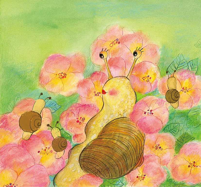 微绘本《蜗牛,蜗牛,慢慢爬》