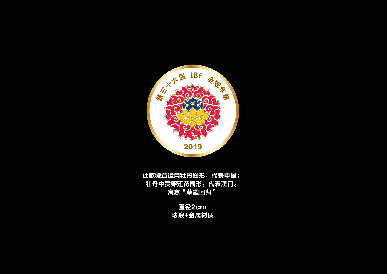 第36届 IBF 全球年会纪念徽章 回归款