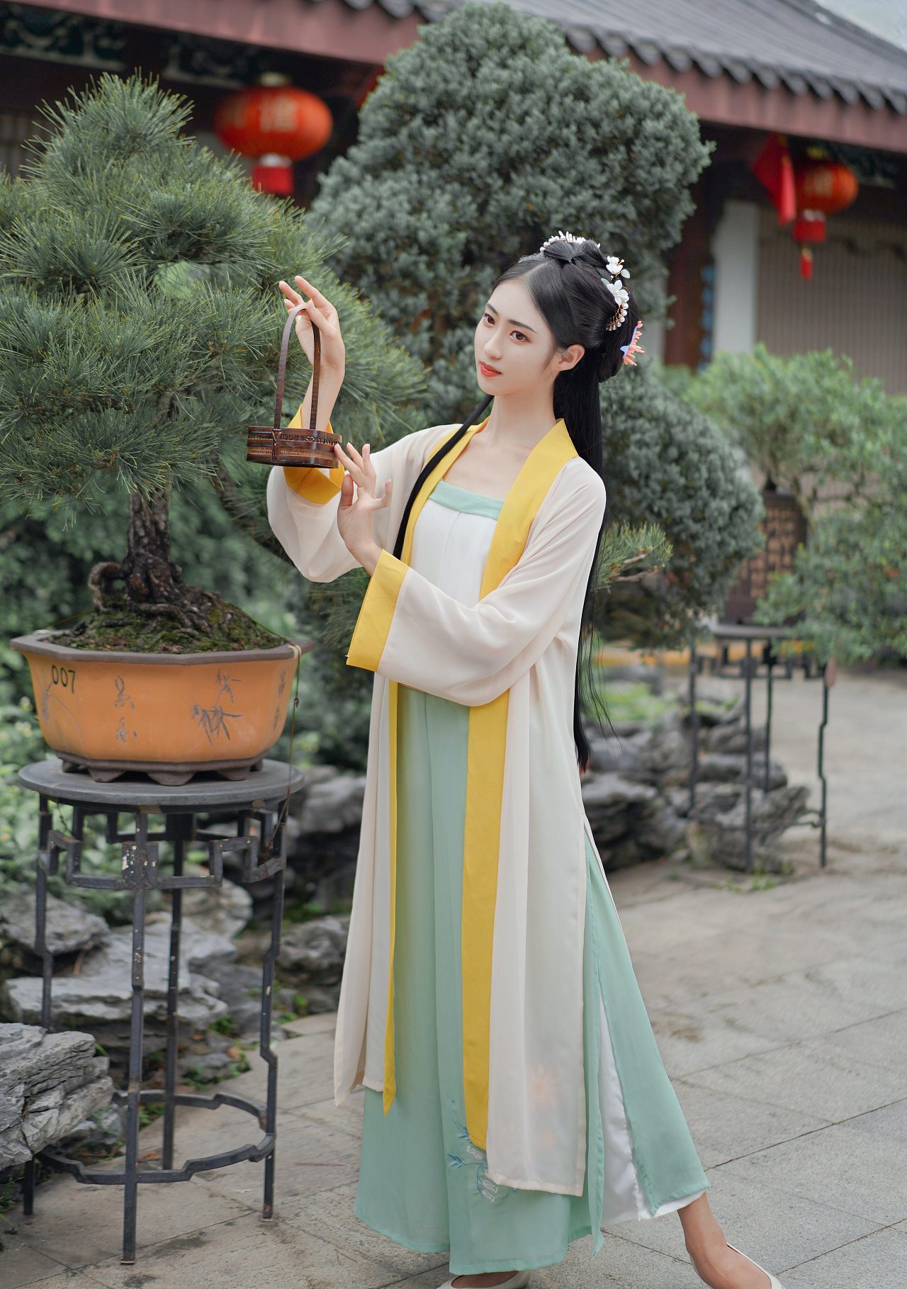 夏日清凉 汉服宋裤