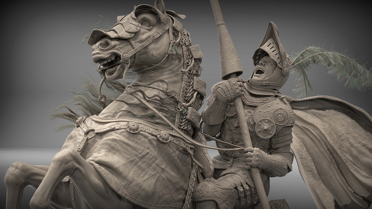 Knights and horses（图ZMTAzNDQ3MDE2） - 人物/生物 - 站酷设计师tunyun原创素材 - 站酷ZCOOL