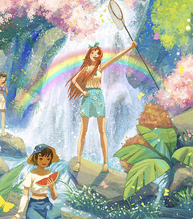 山谷（图ZMzI2MDU2Mzg0） - 创作习作 - 站酷设计师画画的无韵呀原创素材 - 站酷ZCOOL