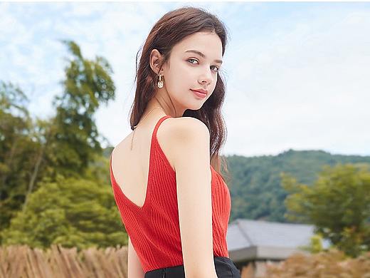 西装领双排扣连衣裙