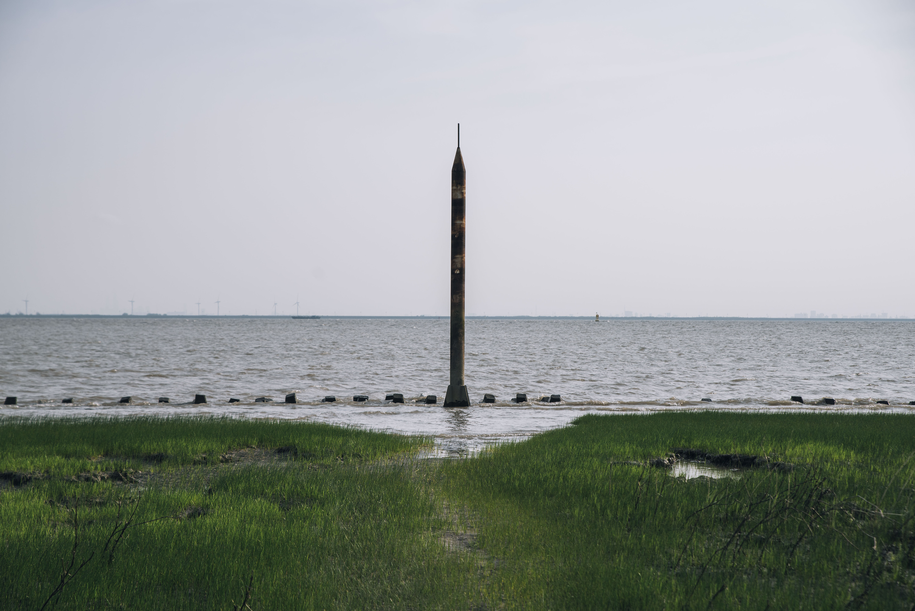 海边丁坝城市里的诗和远方