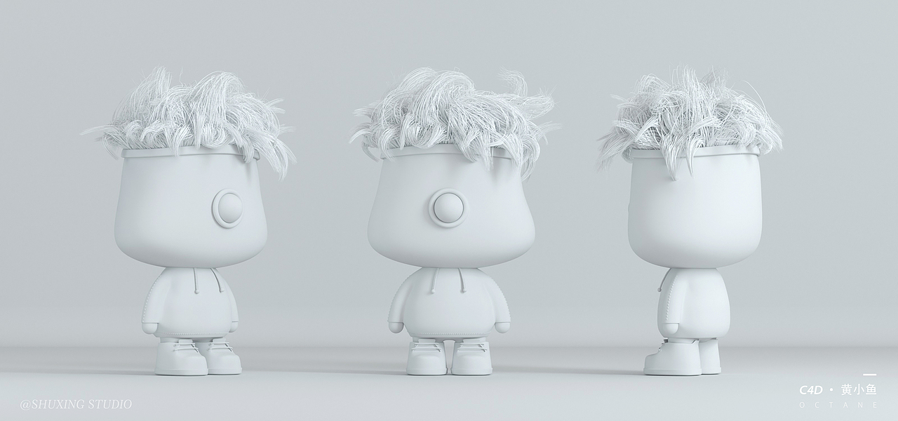 8月的一些IP建模渲染