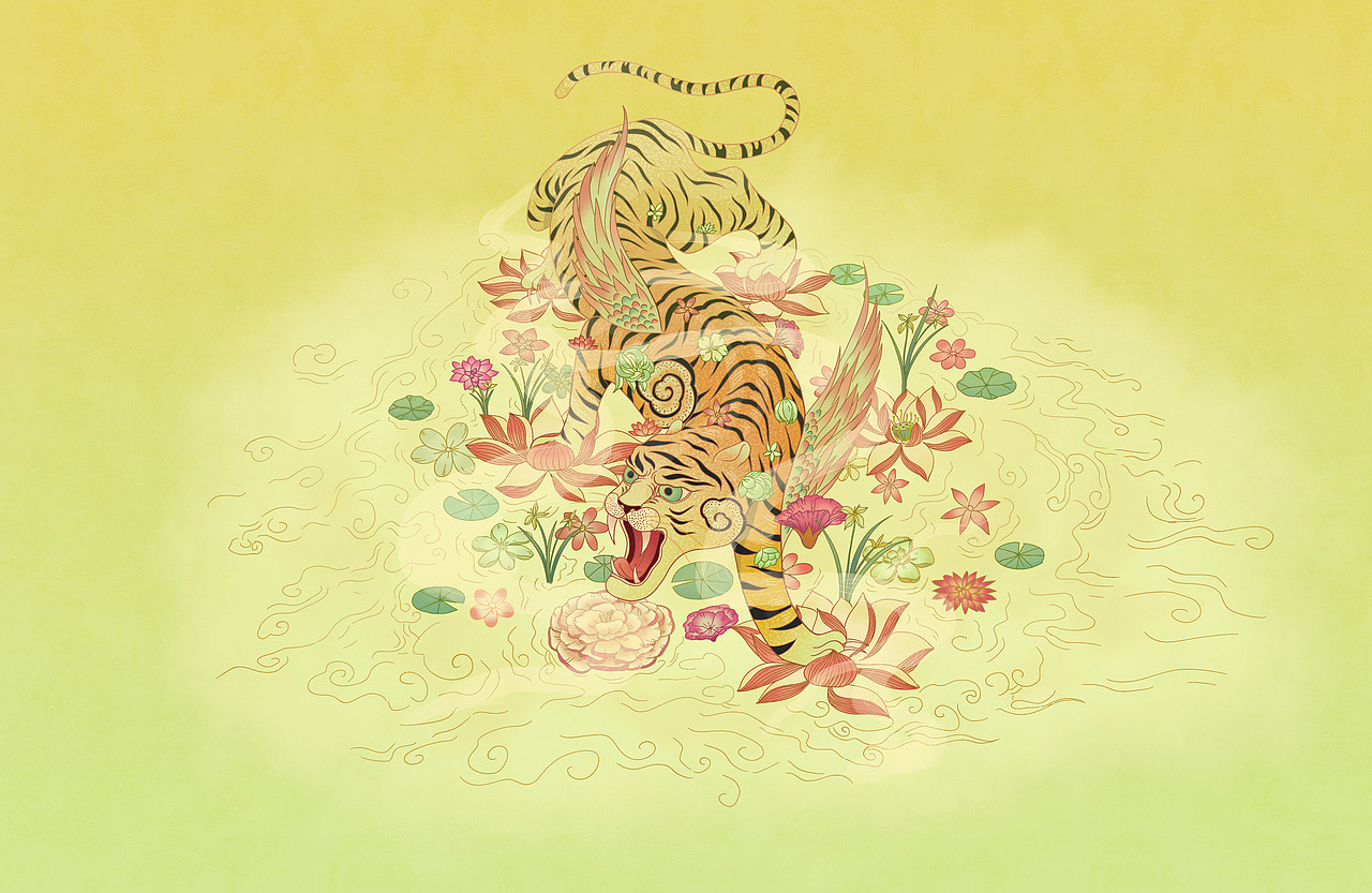 虎年台历 伍（图ZMjY4MDUwMjky） - 商业插画 - 站酷设计师楠门吹雪原创素材 - 站酷ZCOOL