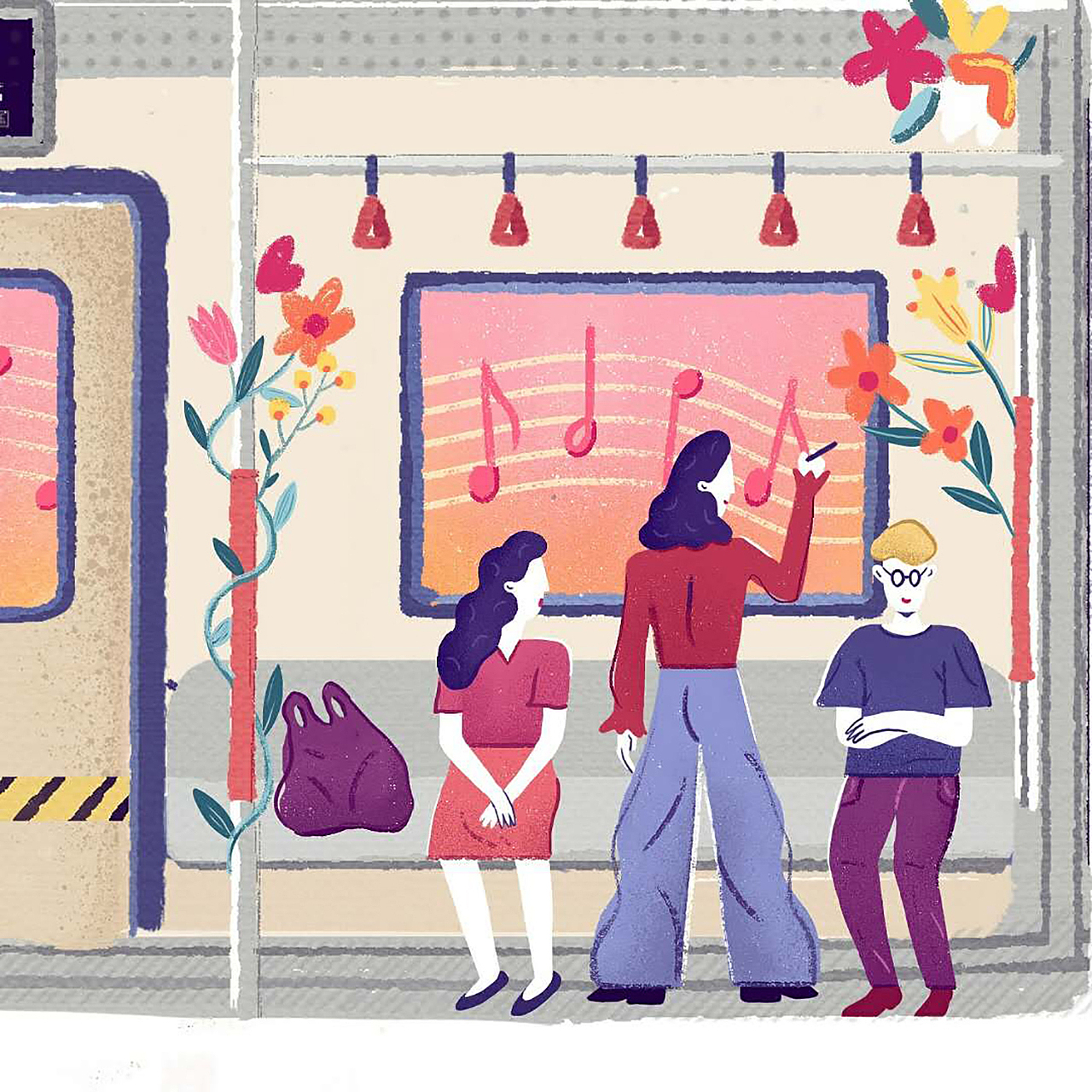 地铁百态（图ZMTMwMzQyMjEy） - 创作习作 - 站酷设计师_TPT_原创素材 - 站酷ZCOOL