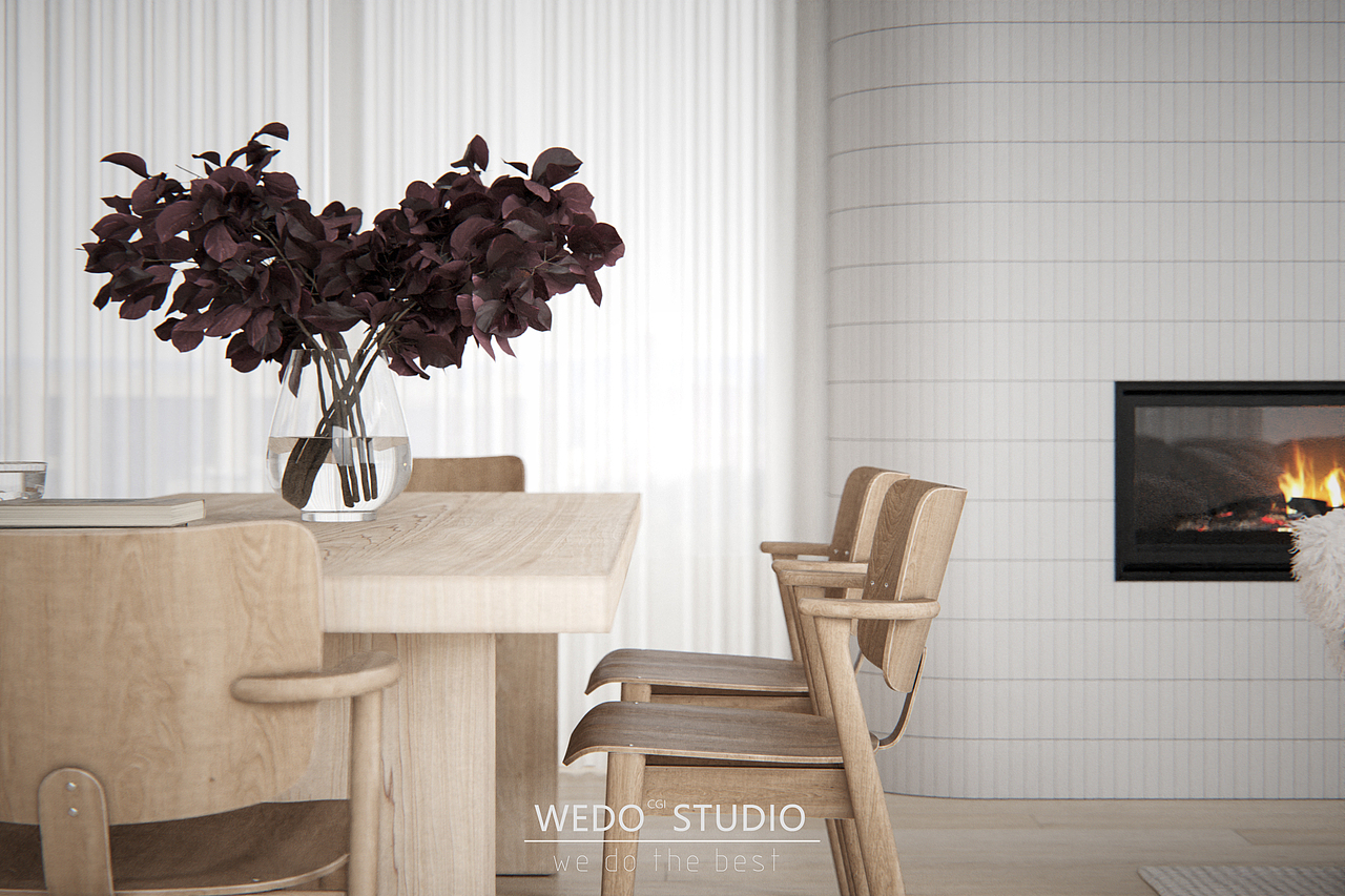 White apartment（图ZMjcyNDI4NDY0） - 家装设计 - 站酷设计师Riko_原创素材 - 站酷ZCOOL