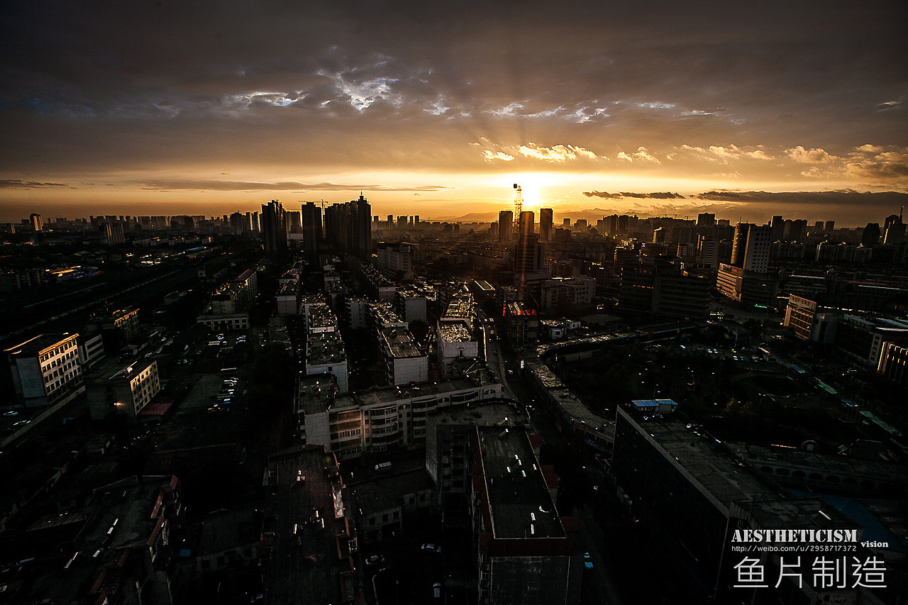 雨后夕阳-秦皇岛