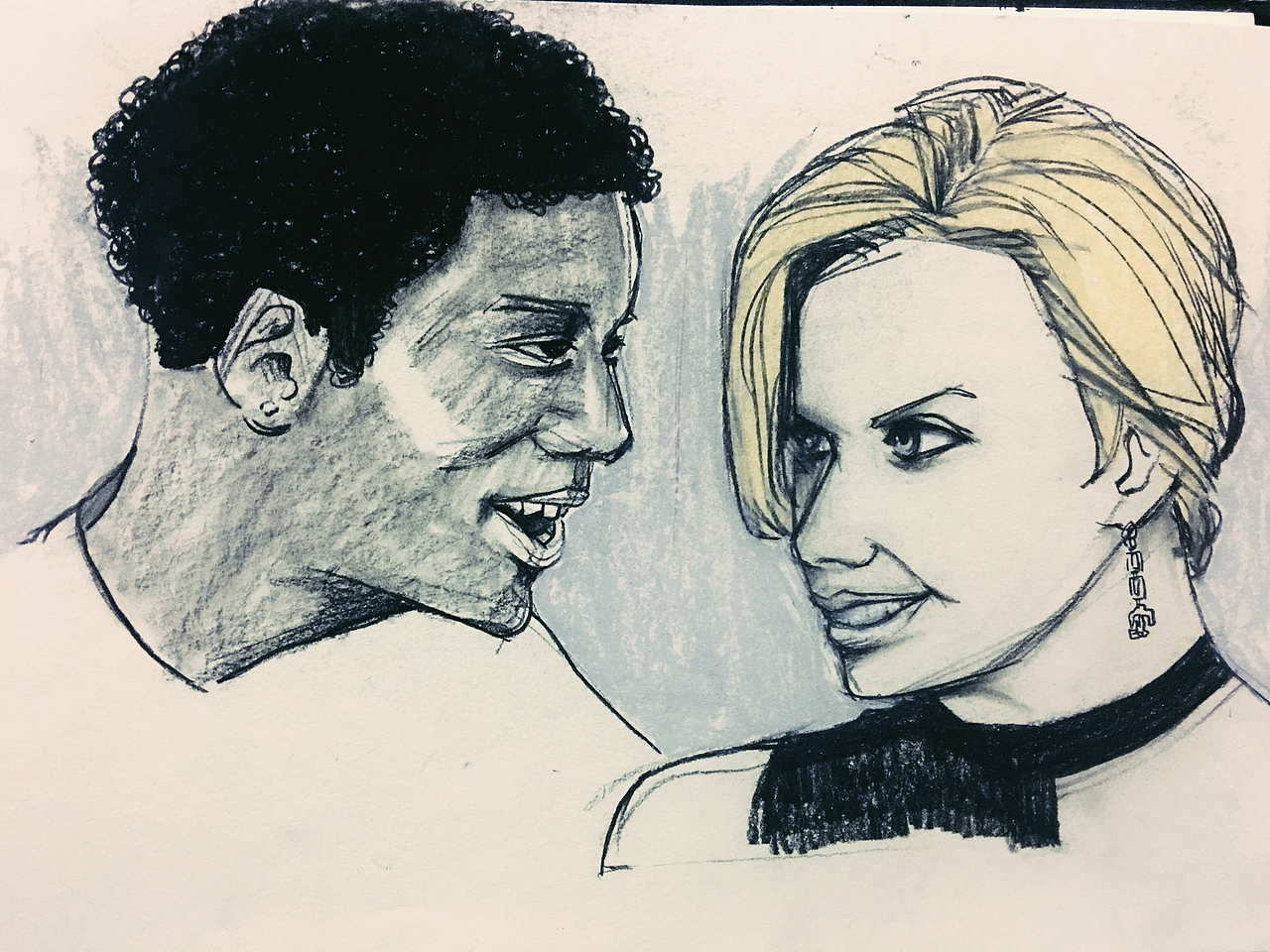 【手绘系列】—粉笔人物（图ZNzU1MTAyMDg=） - 商业插画 - 站酷设计师程博原创素材 - 站酷ZCOOL