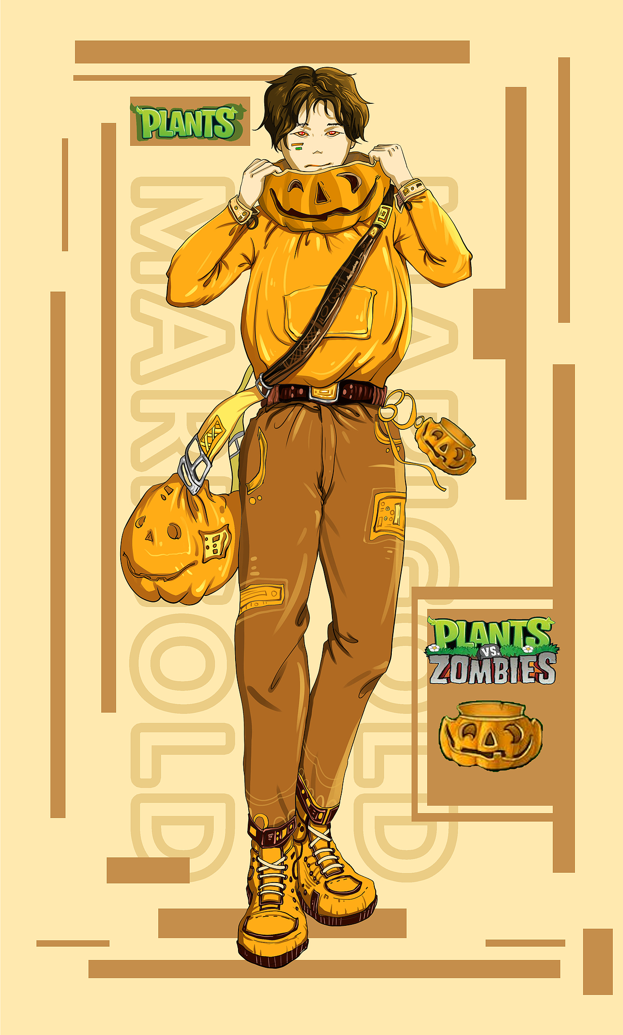 植物大战僵尸拟人创作（图ZMjc5MzcxMjgw） - 绘本 - 站酷设计师L糯米橙子原创素材 - 站酷ZCOOL