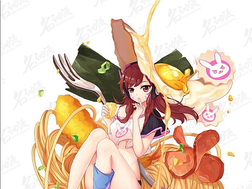 动漫美食人物设计2