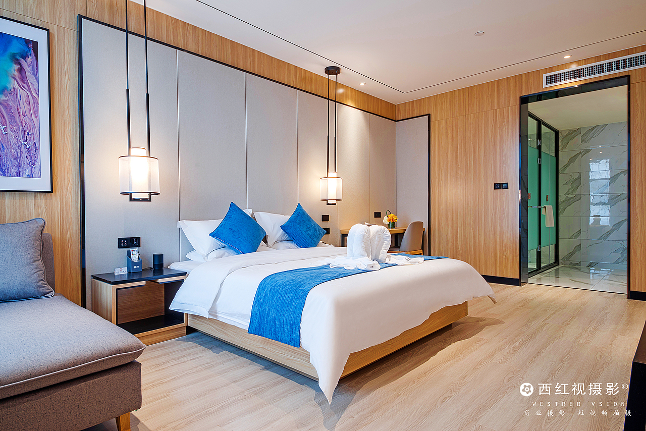 西安建筑空间摄影晗月H酒店样板间拍摄