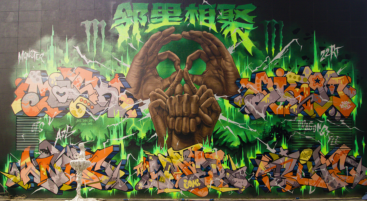 北京今日美术馆街区涂鸦（图ZMTMzMjE2NDE2） - 风光摄影 - 站酷设计师梦醒时分sr原创素材 - 站酷ZCOOL