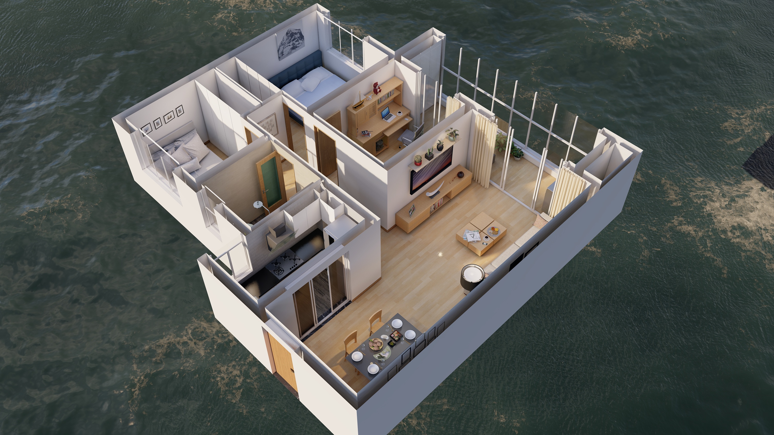 九烨鼎观世界三期红堡 lumion10.3渲染