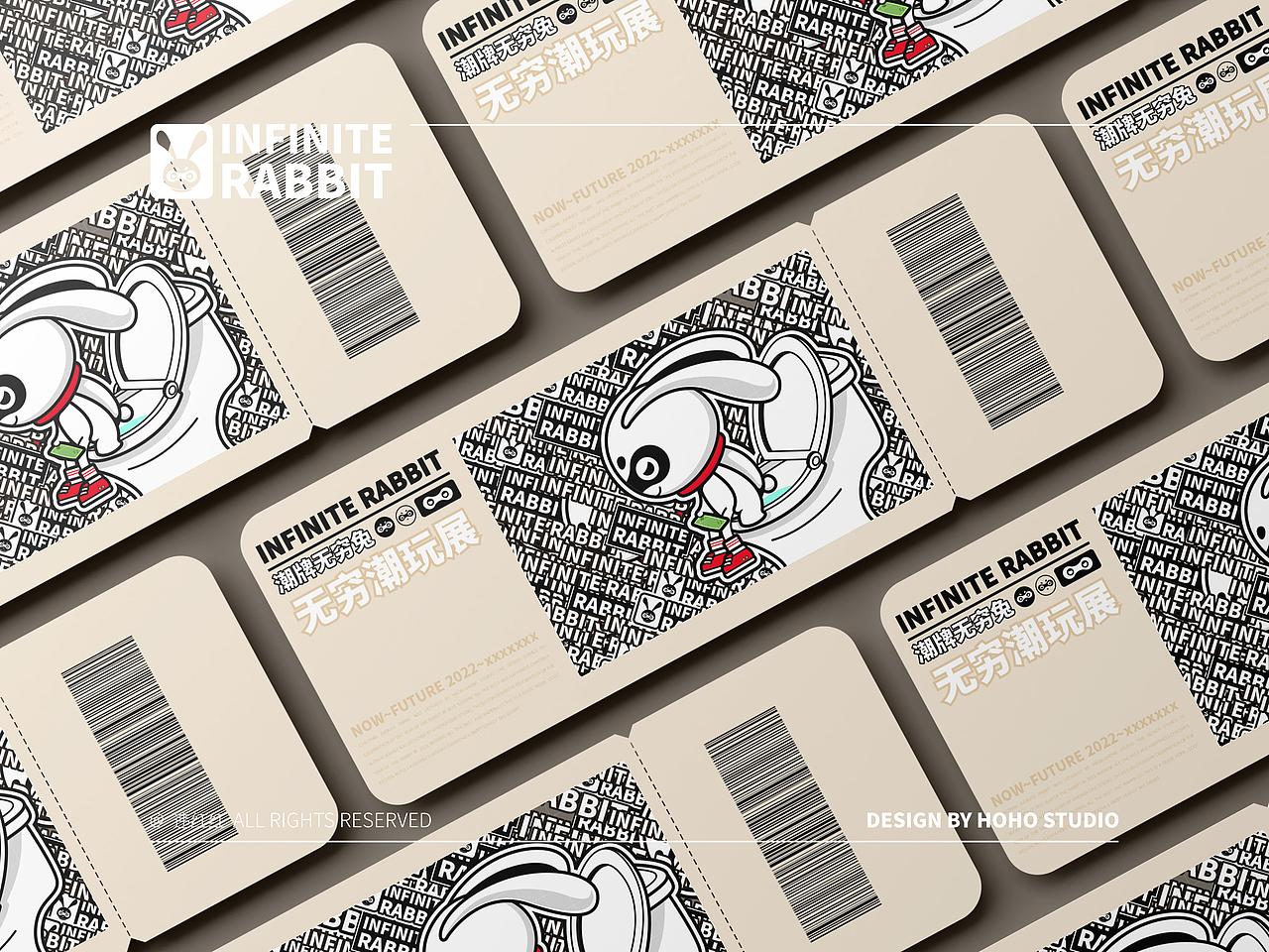 潮牌无穷兔IP品牌设计 x 违红红（图ZMzQyNzY4MjU2） - IP形象 - 站酷设计师桃记工作室原创素材 - 站酷ZCOOL