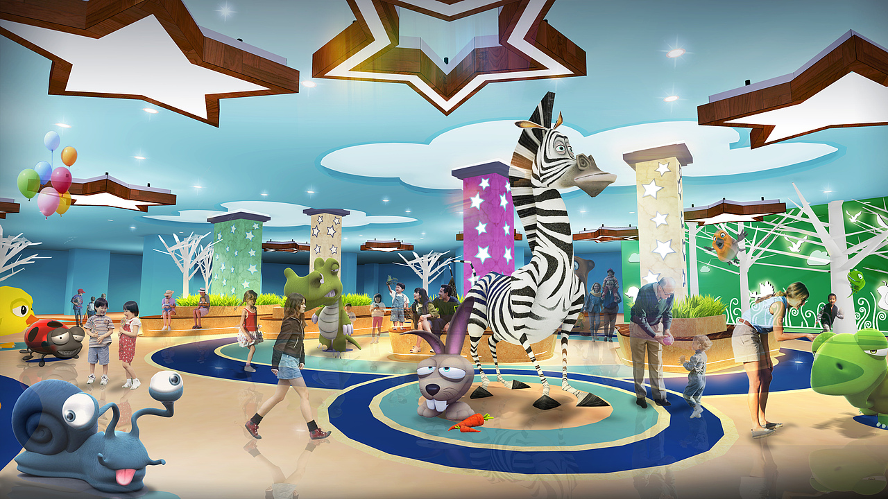 星光天地休闲游乐区室内设计（图ZMTExMjkxOTY4） - 家装设计 - 站酷设计师熙陆设计Tommy原创素材 - 站酷ZCOOL