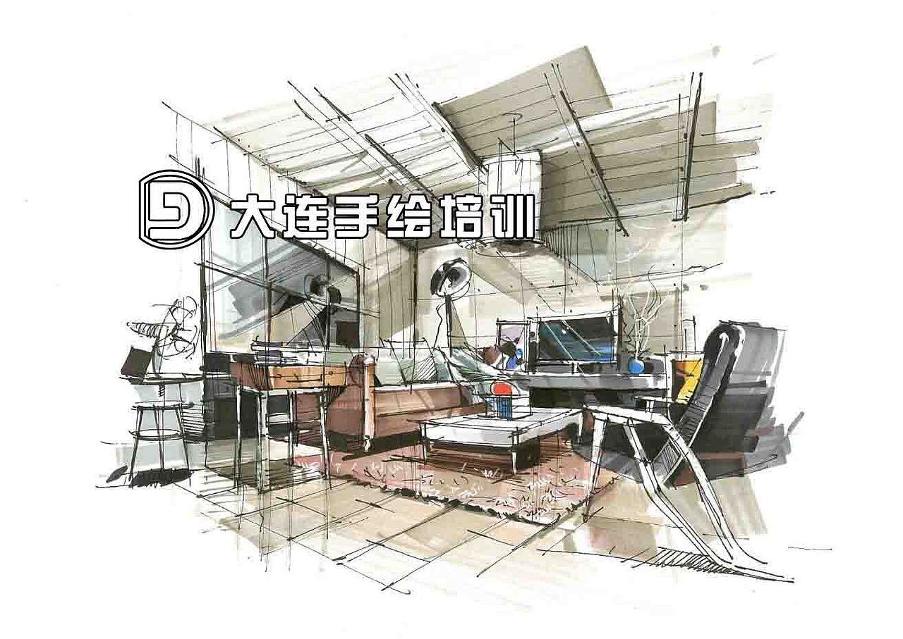 室内手绘（图ZMTMxNTkyNTI4） - 绘画 - 站酷设计师笨笨就是我儿原创素材 - 站酷ZCOOL
