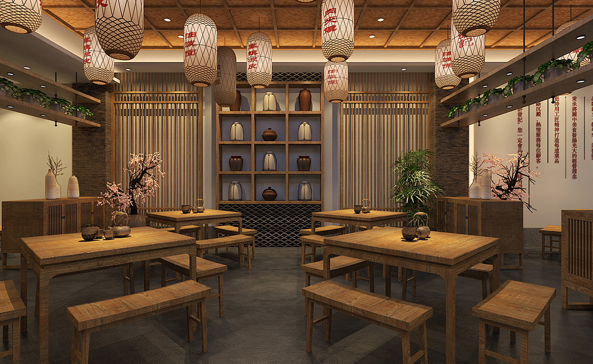 【元本设计】许发记餐饮（图ZOTUxNjQyNzI=） - 家装设计 - 站酷设计师yuanbensheji原创素材 - 站酷ZCOOL