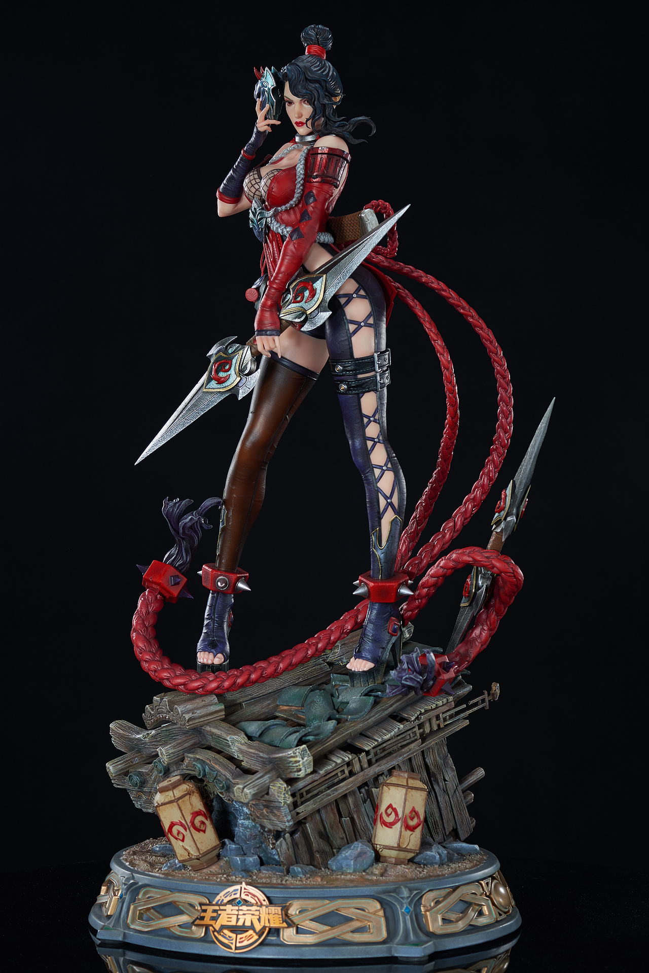 王者荣耀授权14阿珂赵云雕像