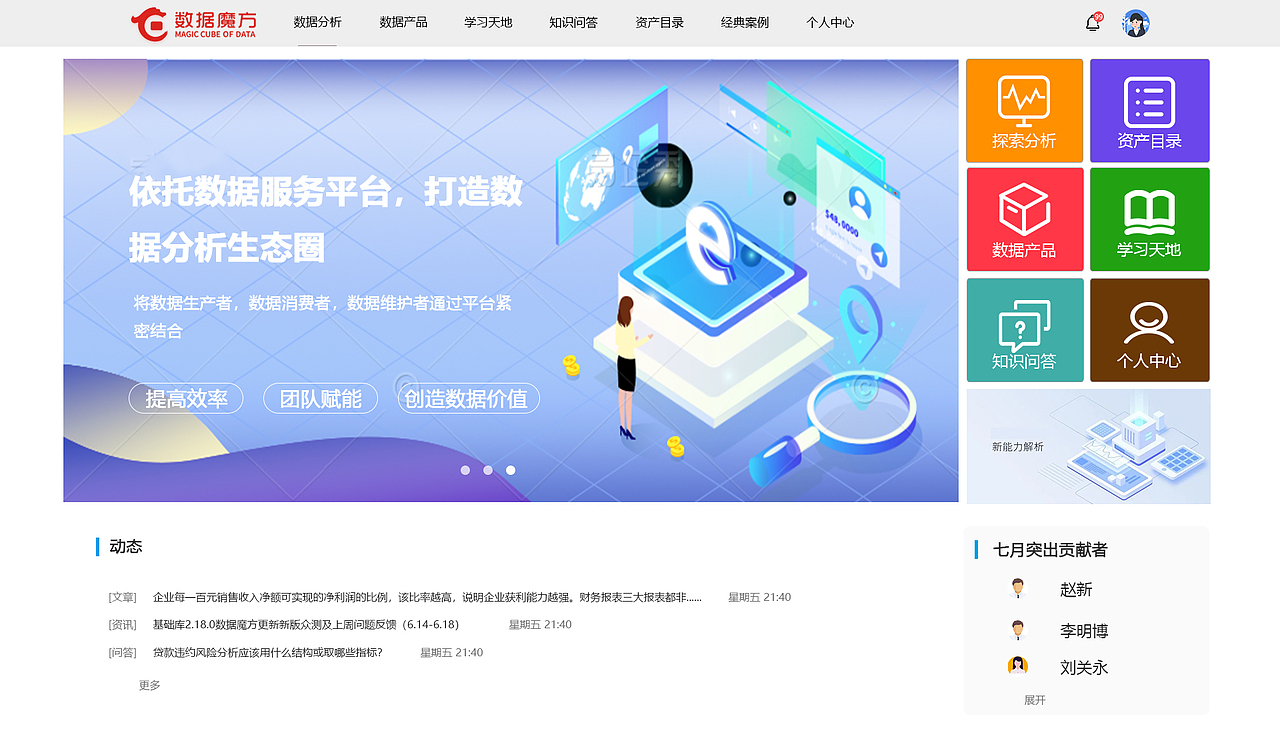 数据魔方（图ZMjY0MTgyNzAw） - 门户网站 - 站酷设计师华一一原创素材 - 站酷ZCOOL