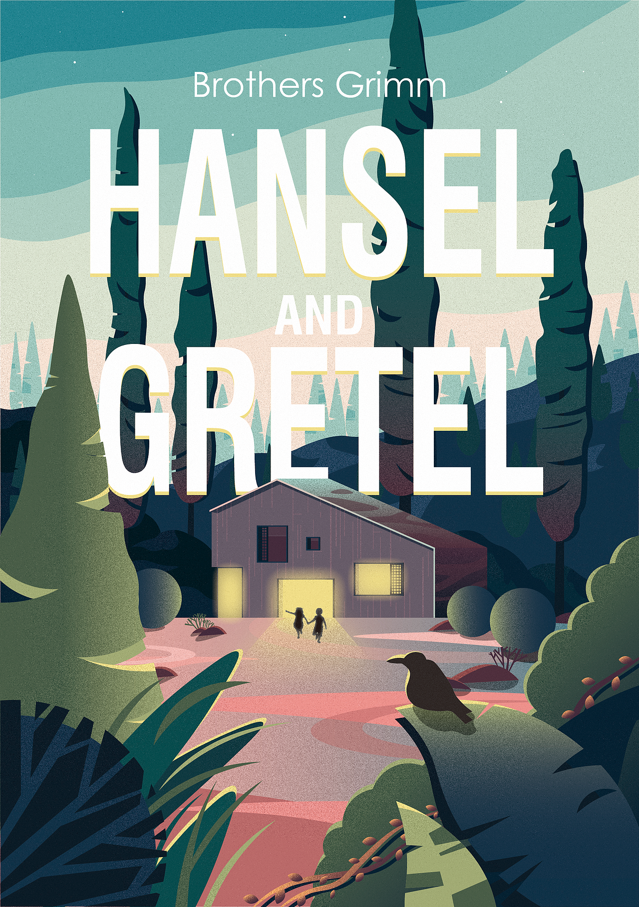 童话书糖果屋封面设计